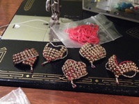 tiny beaded hats